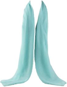 img 4 attached to 🧣 Stay Cozy and Stylish with Women's Soft Cashmere Long Scarf: Warm Wool Large Shawls and Wraps for Winter