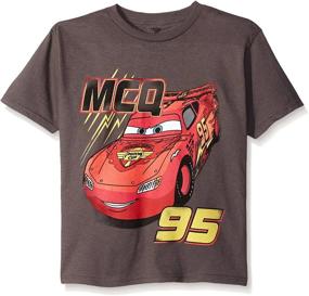 img 1 attached to 👕 Disney Little Lightning Mcqueen T-Shirt: Boys' Clothing with Magical Disney touch!