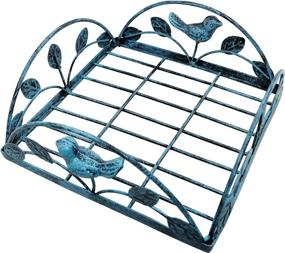 img 4 attached to 💠 Turquoise Decorative Tabletop Napkin Dispenser