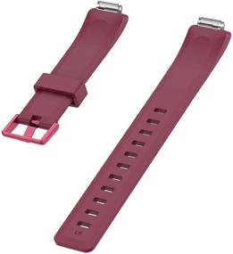 img 3 attached to 🏋️ Fitbit Inspire 2/ Inspire/Inspire HR Silicone Bands - Solid Color Soft Sport Replacement Wristband for Women and Men (Small & Large Sizes)