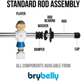 img 1 attached to 🎯 Efficient Foosball Score Counter: 11.5"x 3.5" Game Room Soccer Scoreboard Accessory for Universal Use on Shuffleboard, Air Hockey & More"