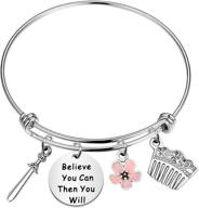 🔮 fustmw woman bracelet: believe you can & you will, perfect gift for movie fans and those seeking inspiration with woman-inspired jewelry logo