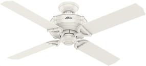 img 4 attached to 🌬️ Enhance Your Living Space with the Hunter Brunswick Indoor/Outdoor Ceiling Fan - 52", Fresh White - Includes Remote Control!