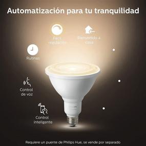 img 3 attached to Enhance Your Outdoor Space with Philips Outdoor Hue PAR 38 476812: A Brilliant Lighting Solution