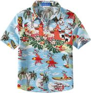 🌴 tropical ugly hawaiian christmas shirts for big boys at the sslr santa claus party logo