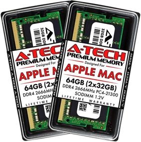 img 4 attached to 🔒 A-Tech 64GB (2x32GB) Набор для обновления ОЗУ для Apple iMac 2019 и 2020, Mac Mini 2018 и 2020 - DDR4 2666МГц SODIMM PC4-21300 2Rx8 1.2В 260-контактное SO-DIMM память