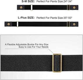 img 1 attached to Revolutionary Whippy Buckle Free Elastic Belt: 🔗 Ultimate Comfort, No Bulge, Hassle-free for Women and Men!