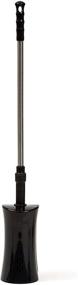 img 2 attached to 🚽 ToiletShroom Plunger: Revolutionary 5-in-1 Tool for Unclogging, Cleaning, and Maintaining Toilets. Stainless Steel Handle with Caddy Holder Included. One Pack, Black.