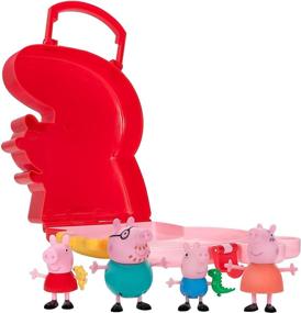 img 2 attached to 🐷 Peppa Pig Figure Set with Convenient Carry Case