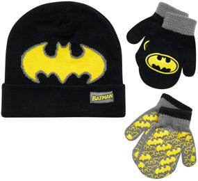 img 4 attached to 🧤 Stay Warm and Stylish with DC Comics Batman Winter Mittens for Boys - The Perfect Cold Weather Accessory!