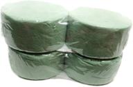 greenbrier 4 piece round green floral foam: efficient oasis for flawless floral arrangements! logo