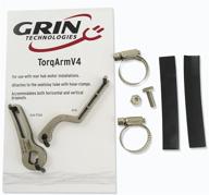 grin technologies universal rear ebike torque arm: robust 1/4 inch stainless steel to safeguard ebikes from axle spinout logo