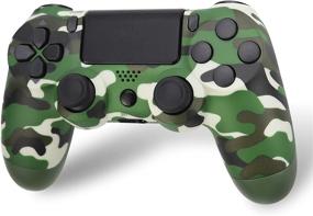 img 3 attached to Wireless Controller Playstation Vibration Camouflage