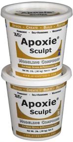 img 2 attached to Apoxie Sculpt White Modeling Compound (A & B) - 4 Pound: Versatile 2-Part Artistic Material For Detailed Sculpting
