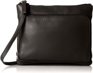 👜 visconti handbag leather messenger women's crossbody bag with wallet: stylish ladies handbag collection logo