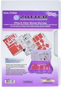 img 1 attached to Zutter 7632 Cling and Stamp Storage: Organize and Protect Your Crafting Essentials