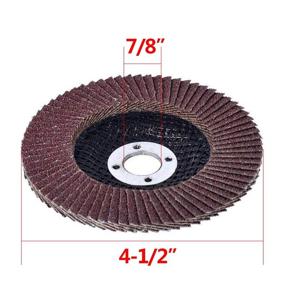 img 2 attached to 💯 High-Quality Flap Discs 20 PCS 4.5 Inch - 40 Grit Grinding Discs, Assorted Sanding Grinding Wheels with Aluminum Oxide Abrasives - Grinder disc for Optimal Results