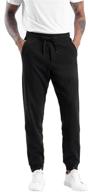 gym people loose fit sweatpants lined black logo