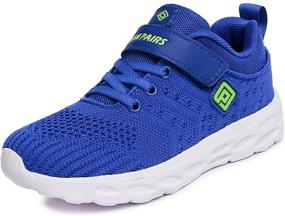img 4 attached to 👟 Lightweight Tennis Running Shoes Athletic Sneakers for Boys and Girls by DREAM PAIRS