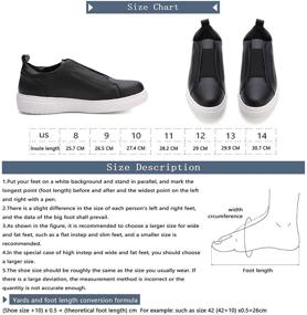 img 1 attached to 👟 AMAPO A20702 BLK 42: Men's Comfortable Walking Sneakers for Casual Style