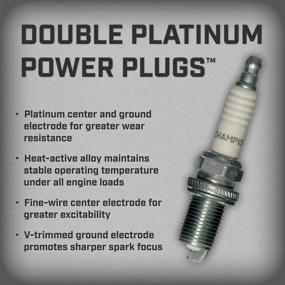 img 1 attached to 🔥 Champion Double Platinum Power 7071 Spark Plug - Optimize Your Engine Performance (1 Piece)"