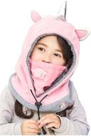 🧣 azarxis balaclava fleece windproof children's accessories for cold weather logo