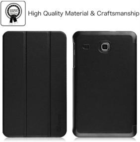 img 2 attached to 📱 Fintie Slim Shell Case for Samsung Galaxy Tab E 8.0, Ultra Thin Lightweight Stand Cover for Samsung Tab E 32GB SM-T378 / Tab E 8.0-Inch SM-T375 / SM-T377 Tablet, Black