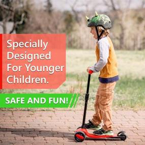 img 1 attached to 🛴 NewBounce 3 Wheel Scooter for Kids - Adjustable Handlebar, Ideal for Children and Toddlers Ages 2+. Perfect Kick Scooter for Girls and Boys - The GoScoot MAX