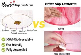img 3 attached to 🎉 100% Biodegradable Sky Lanterns: Celebrate with Eco-Friendly Elegance (5PACK)