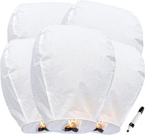 img 4 attached to 🎉 100% Biodegradable Sky Lanterns: Celebrate with Eco-Friendly Elegance (5PACK)