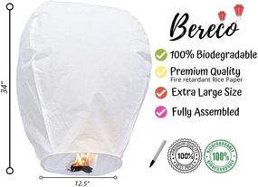 img 2 attached to 🎉 100% Biodegradable Sky Lanterns: Celebrate with Eco-Friendly Elegance (5PACK)