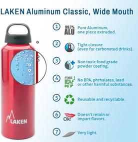 img 2 attached to Laken Classic Wide Mouth Water Bottle