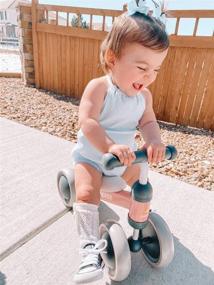 img 3 attached to Ultimate 1 Year Old Girl Gift: Balance Bike | Train Your Baby from Standing to Running | Ideal 1st Birthday & Pre-School Bike Toy