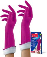 🧤 playtex living reusable rubber cleaning gloves: premium protection, large size, pack of 2 logo