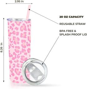 img 1 attached to 🐆 Insulated Stainless SassyCups Leopard Tumbler