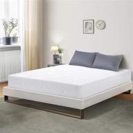 🛏️ primasleep 6-inch smooth top foam mattress: premium comfort for twin beds in elegant white finish логотип