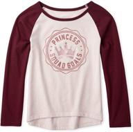 childrens place graphic sleeve t shirt girls' clothing logo