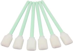 img 1 attached to 🧼 50pc 5.1" Square Rectangle Foam Cleaning Swab Sticks - Ideal for Solvent Format Inkjet Printer Roland Optical Equipment
