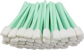 img 4 attached to 🧼 50pc 5.1" Square Rectangle Foam Cleaning Swab Sticks - Ideal for Solvent Format Inkjet Printer Roland Optical Equipment