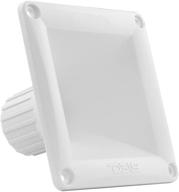 ds18 pro-h44 white universal square driver tweeter horn body easy twist on/off installation logo