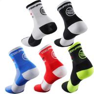 xcompression men's breathable sport socks for cycling and running, compression socks sizes 6-11 logo