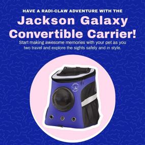 img 2 attached to 🐱 Jackson Galaxy Convertible Cat Backpack: Premium Pet Carrier for Travel and Hiking with Bubble Window, Side Pockets, and Adjustable Straps - Holds up to 25 lbs.