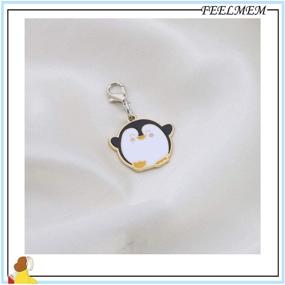 img 2 attached to FEELMEM Penguin Earrings Cartoon Jewelry
