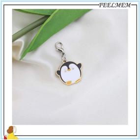 img 3 attached to FEELMEM Penguin Earrings Cartoon Jewelry