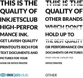 img 4 attached to 🖨️ Совместимый картридж InkjetsClub замены 902XL для струйных принтеров HP 902: OfficeJet Pro 6968 6978 6958 - 4 пакета (черный, голубой, пурпурный, желтый) чернила для принтера