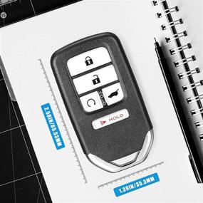 img 3 attached to 🚗 VOFONO Умный автомобильный ключ без ключа Key Fob для Honda Pilot 2016-2018 и CRV 2017-2018 (FCC ID: KR5V2X)