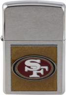 official nfl san francisco 49ers zippo lighter - show your team spirit! logo