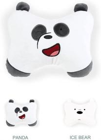 img 1 attached to MINISO Bears Pillow Panda Relax