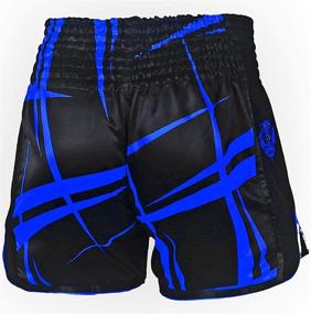 img 3 attached to 🩳 FLUORY Muay Thai Shorts: XS-4XL Sizes, Colorful Boxing Shorts for Men, Women & Kids