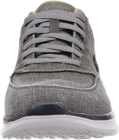 img 3 attached to 👟 Skechers Delson 2 0 Charcoal Men's Shoe